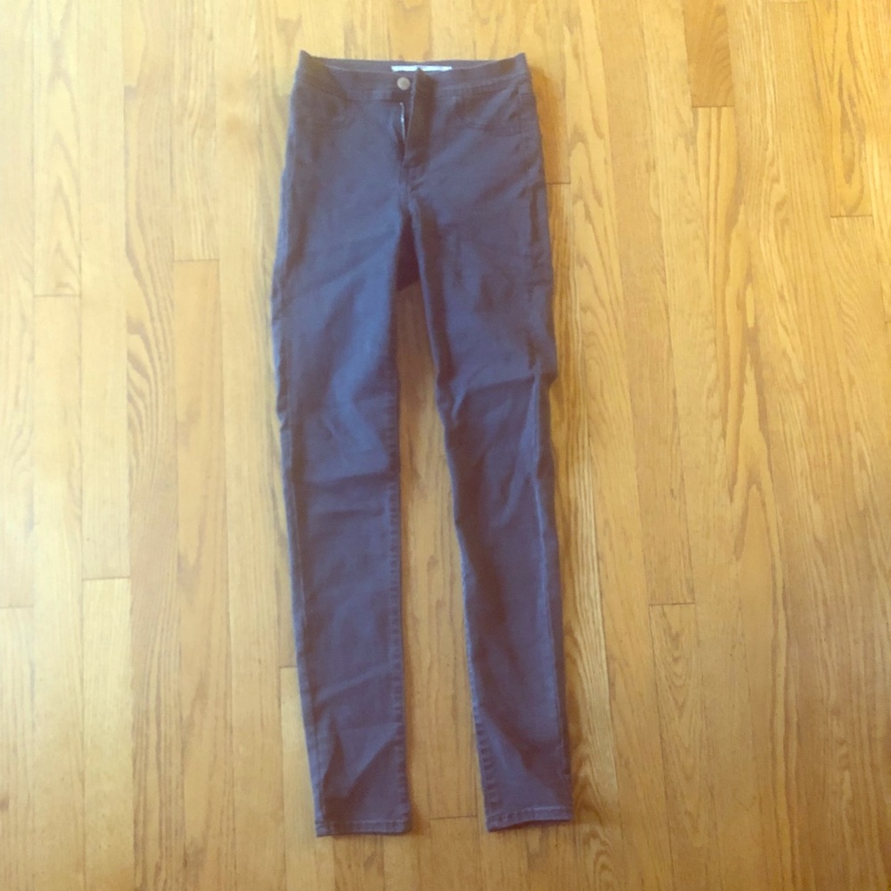 Grey stretchy skinny jeans